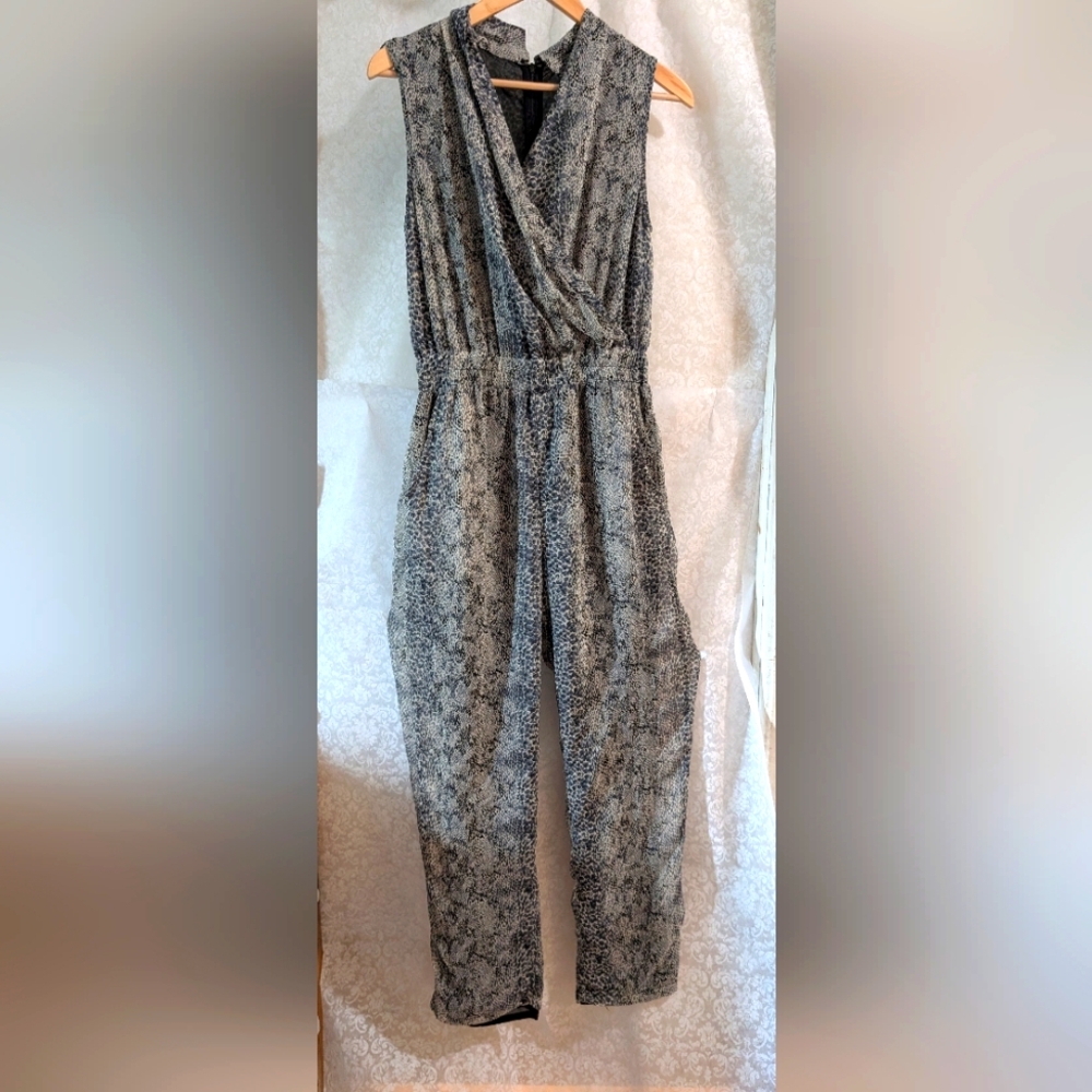 Walter Baker Jumpsuit Snakeskin Look Sz.‎ Small